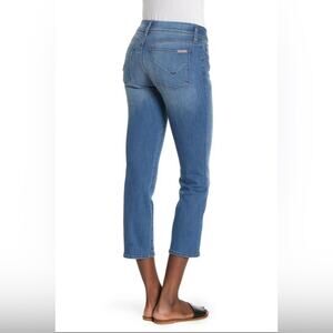 HUDSON Ginny Crop Straight Leg Mid-Rise Stretch Jeans Size 31
